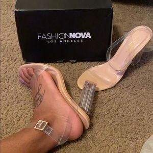 Clear heels for any occasion
